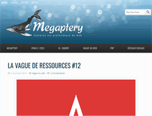 Tablet Screenshot of megaptery.com